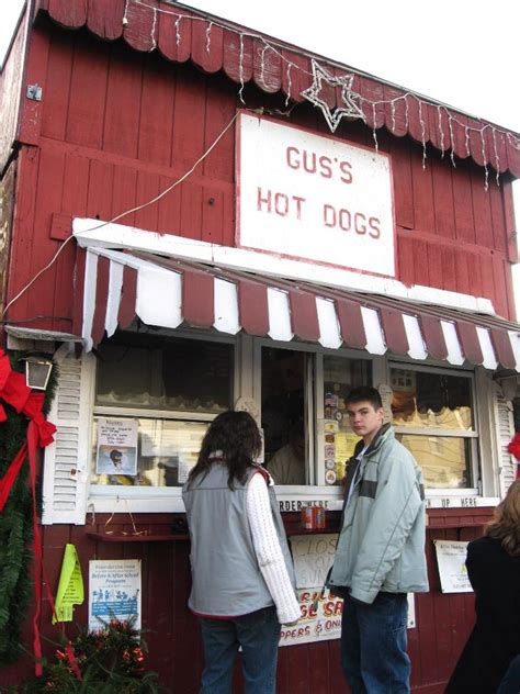 Gus's hot dogs - Gus's Hot Dogs was opened in 1954 by Haita's father, Gus. Since its first day in business, Gus's has served customers its signature mini hot dogs made with local ingredients and a tried-and-true ...